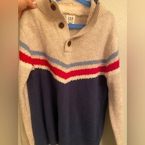 GAP NWT Boy's Multicolor Striped Sweater